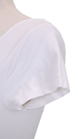 Famous Cap Sleeve Top, White