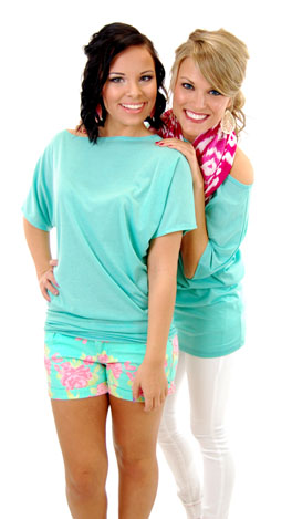 Tastefully Simple Tunic, Mint