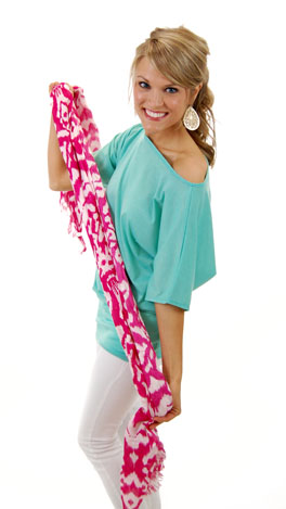 Tastefully Simple Tunic, Mint