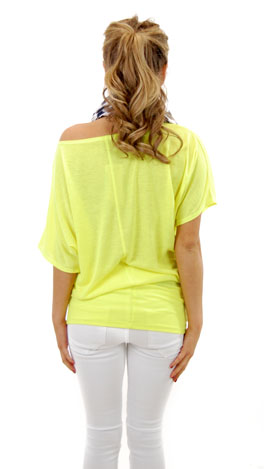 Tastefully Simple Tunic, Neon