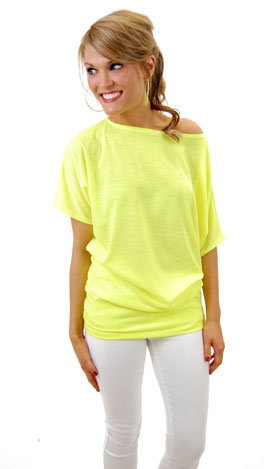 Tastefully Simple Tunic, Neon