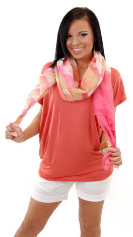 Simple V Tee, Spice