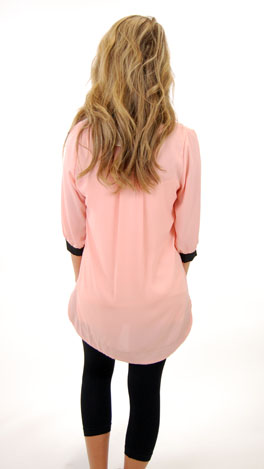 Class Act Tunic, Peach