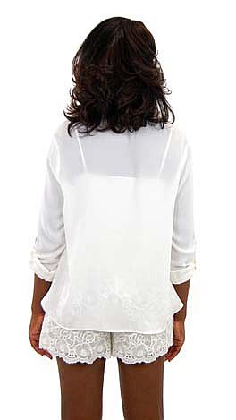 Pretty Please Blouse, Ivory