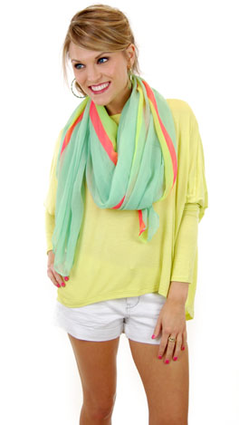 Nyna Dolman Tee, Citrine