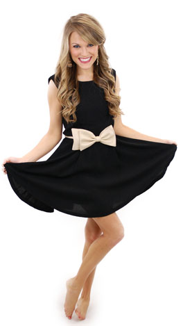 Right On Target Dress, Black