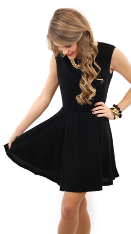 Right On Target Dress, Black