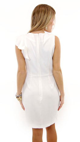 Charlotte Dress, White