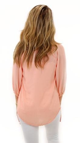 In The Moment Top, Peach