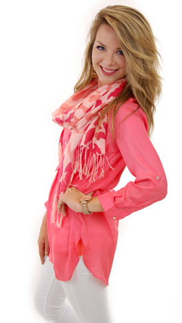Pharoh Pharoh Tunic, Coral