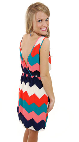 Shades of Chevron Dress
