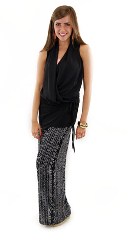 Side Show Tunic, Black