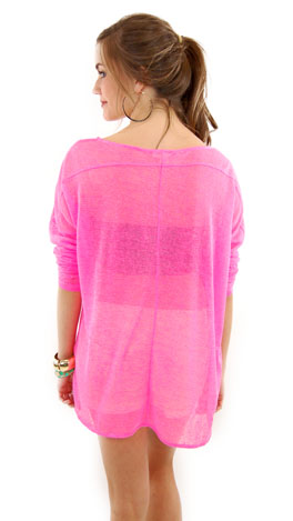 Catcha Breeze Top, Neon