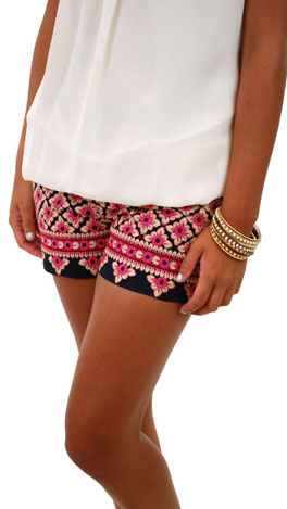 Embroid Me Shorts