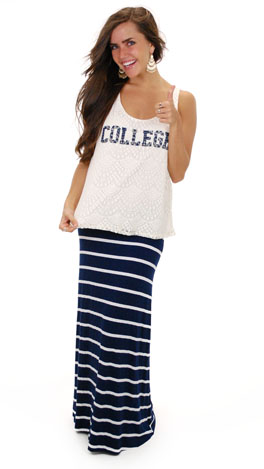 Judith March College Tank