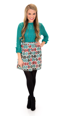 Button Back Cardigan, Peacock