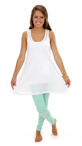 Pocket To Me Tunic, White