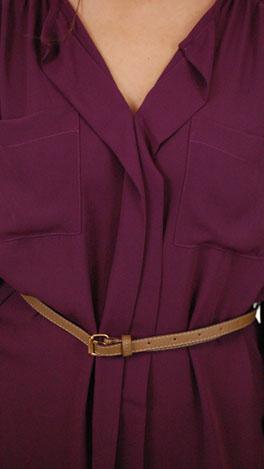 Perfect Sense Frock, Wine