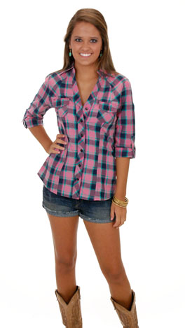 Gone Country Top, Pink 