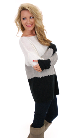 Trifecta Sweater, Black