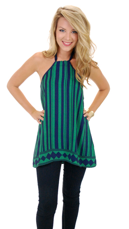 Finish Line Top, Green