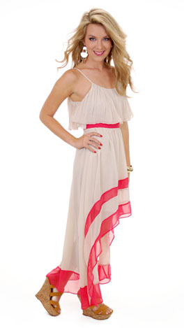Ticket to Paradise Dress, Cream