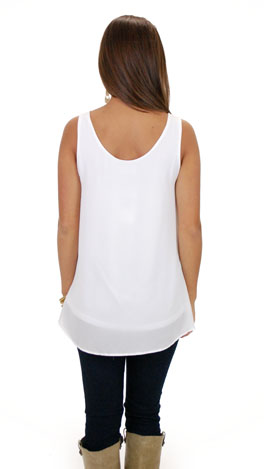Happy Hour Top, white