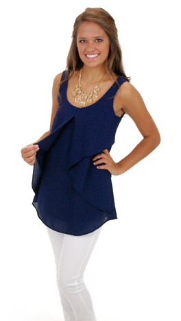 Happy Hour Top, Navy