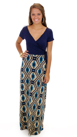 That's a Wrap Maxi, Teal