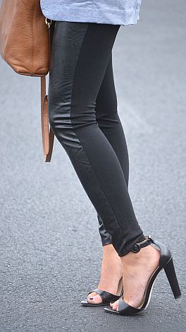 Faux Leather Legging