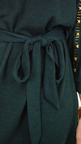 Shine on Sweater Dress, Green