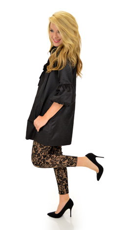 Pleated Trim Jacket