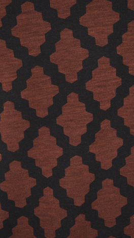 Basic Boatneck Tunic, Brown Diamond