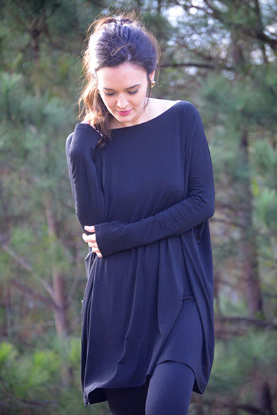 Outside The Box Tunic, Black