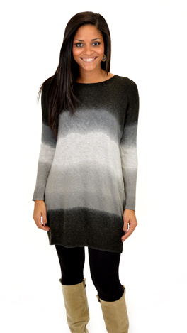 Fade Away Sweater, Black