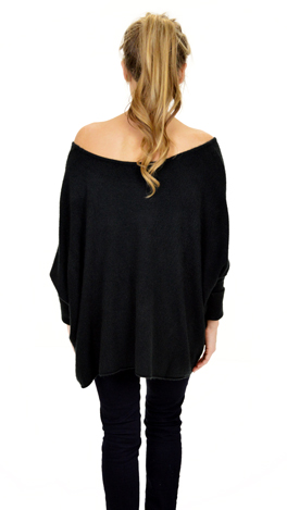 Never Fails Sweater, Black