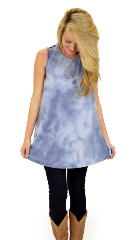 Sky's The Limit Frock, Blue