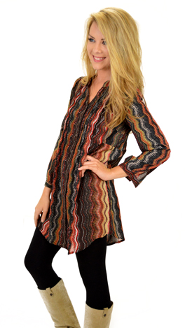 Mary Lou Tunic, Red