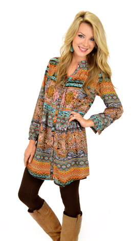 Mary Lou Tunic, Turq