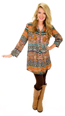 Mary Lou Tunic, Turq
