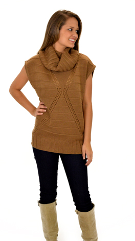 Rock and Roll Over Sweater, Mocha