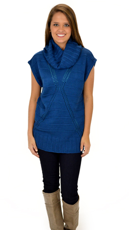 Rock and Roll Over Sweater, Teal