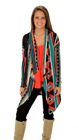 Double Drape Cardi
