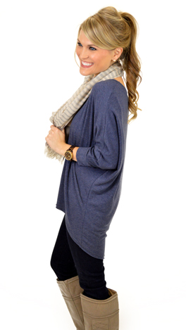 Don't Be a Soft-tee, Denim Blue