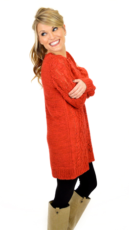 Duty Calls Sweater, Orange