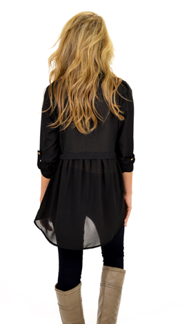 Oh Baby Blouse, Black