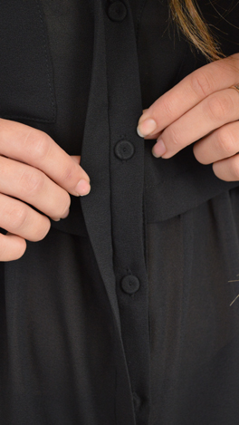Oh Baby Blouse, Black