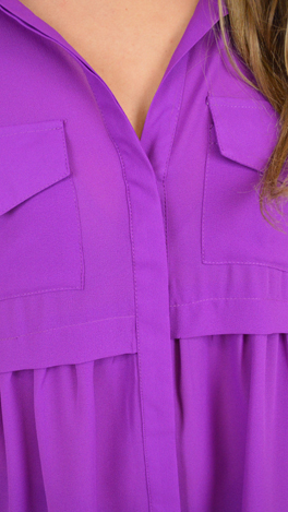 Oh Baby Blouse, Violet