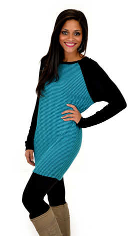 Sporty Spice Tunic, Teal