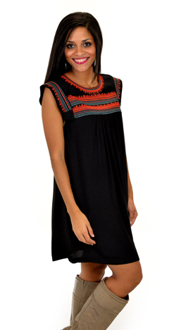 The Canyons Dress, Black